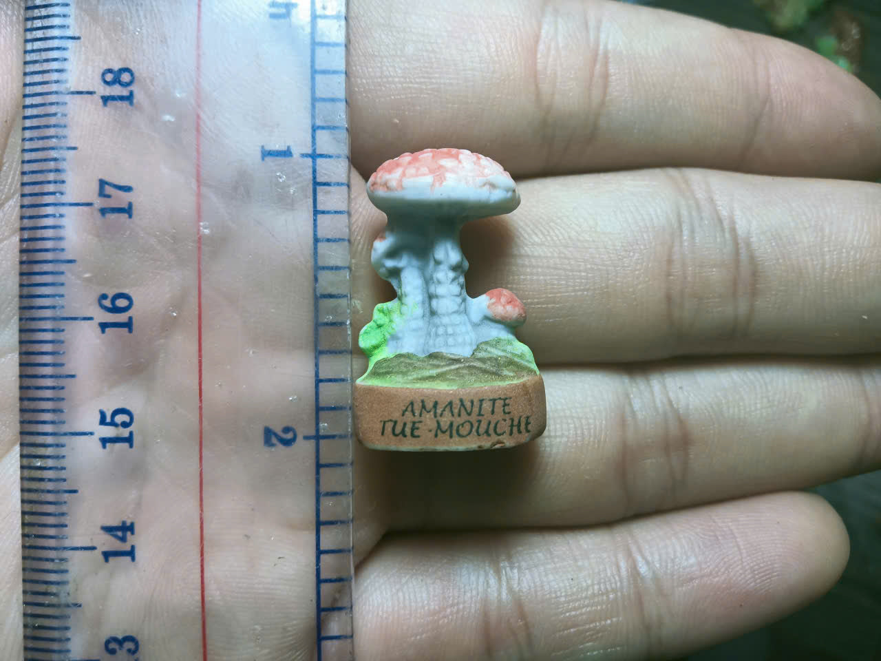 French Fève Miniature Porcelain Mushroom Figurine – Individual Collectible Cottagecore Morel & Cep King Cake Charm