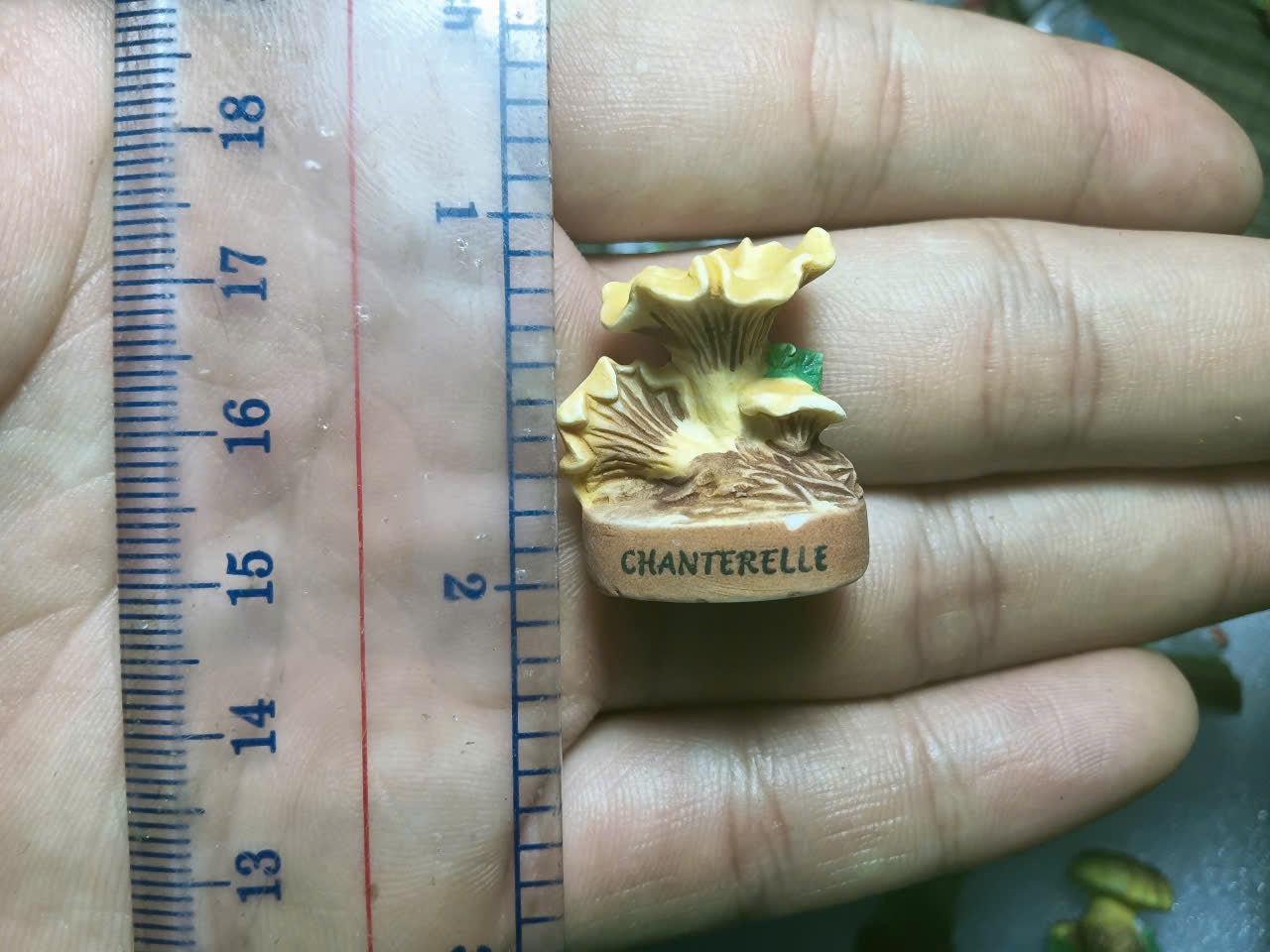 French Fève Miniature Porcelain Mushroom Figurine – Individual Collectible Cottagecore Morel & Cep King Cake Charm