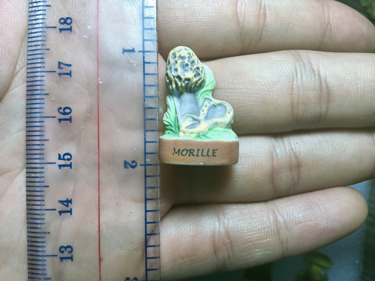 French Fève Miniature Porcelain Mushroom Figurine – Individual Collectible Cottagecore Morel & Cep King Cake Charm