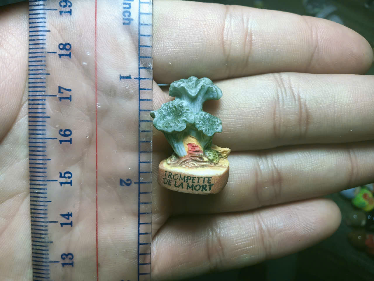 French Fève Miniature Porcelain Mushroom Figurine – Individual Collectible Cottagecore Morel & Cep King Cake Charm
