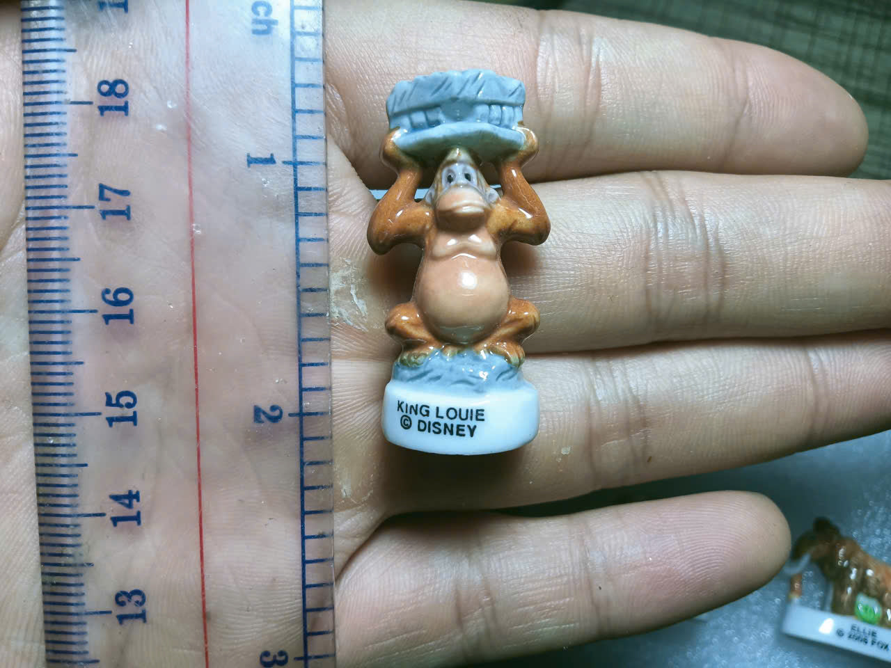 French Fève Miniature Porcelain Disney Character Figurine – Individual Collectible Toy Story & Jungle Book King Cake Charm