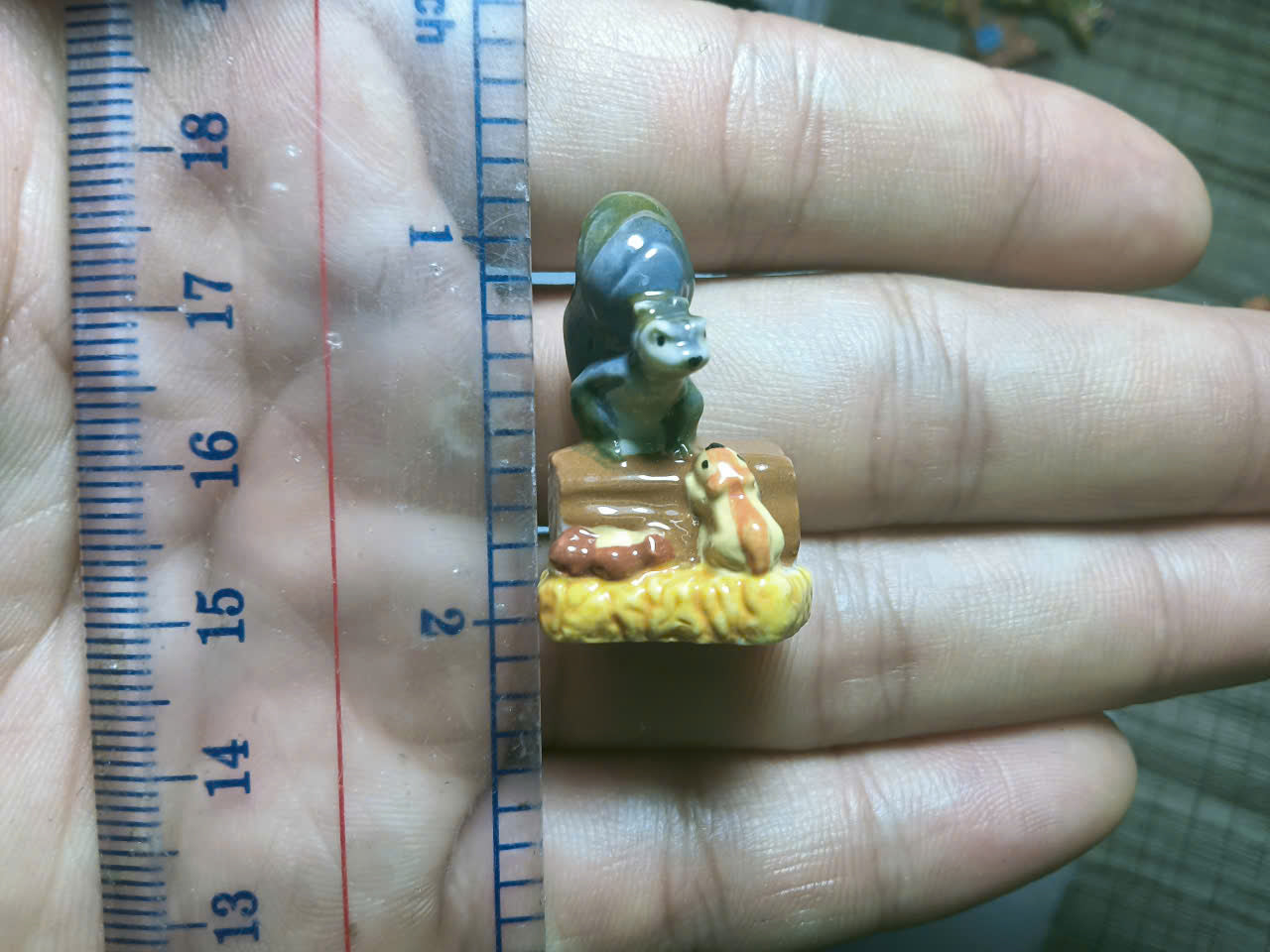 [Pick Your Own] Vintage French Fèves Porcelain Squirrels – Miniature Woodland Autumn Animals