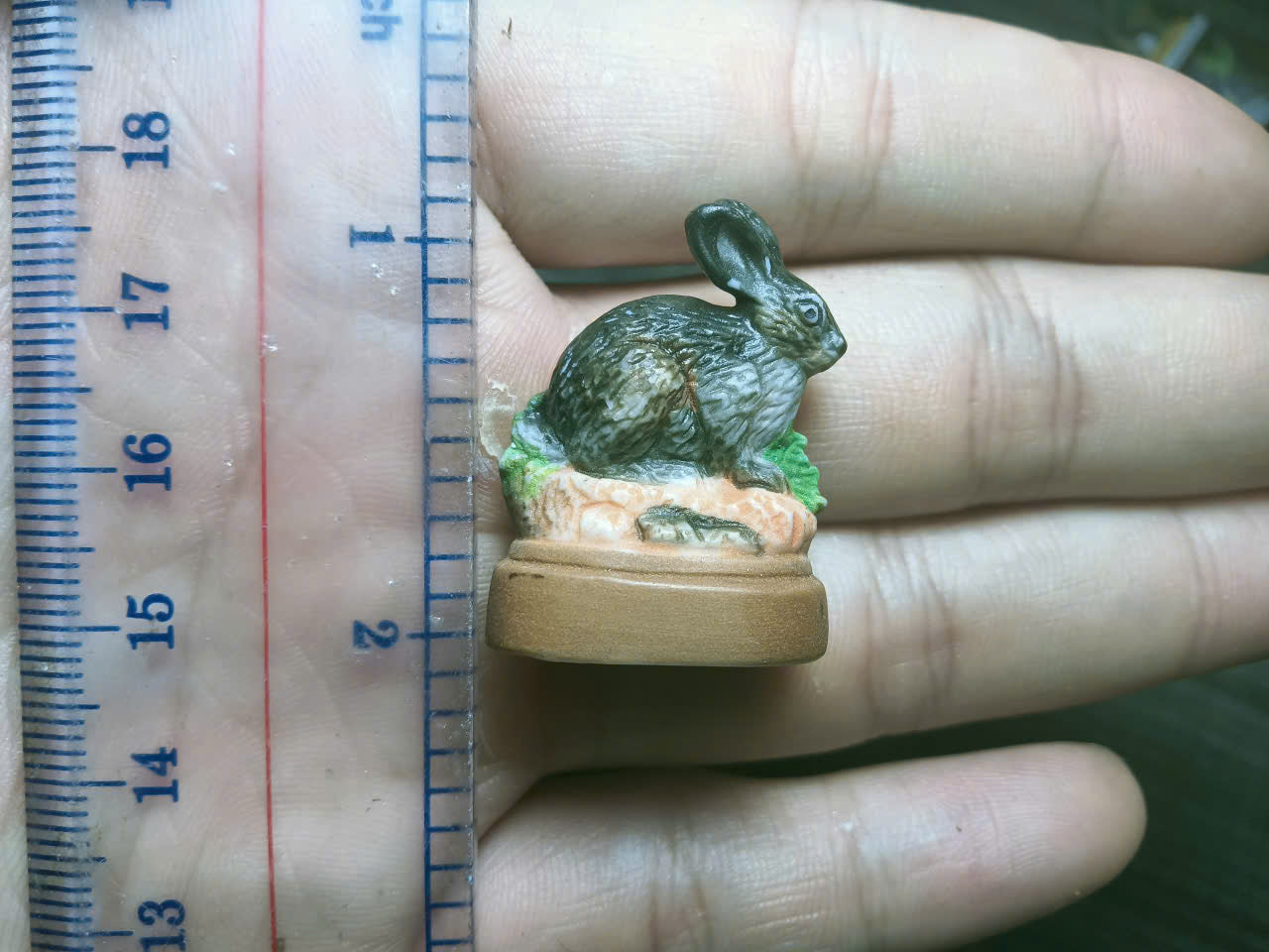 French Fève Miniature Porcelain Animal Figurine – Individual Collectible Elephant, Ocelot & Prehistoric King Cake Charm