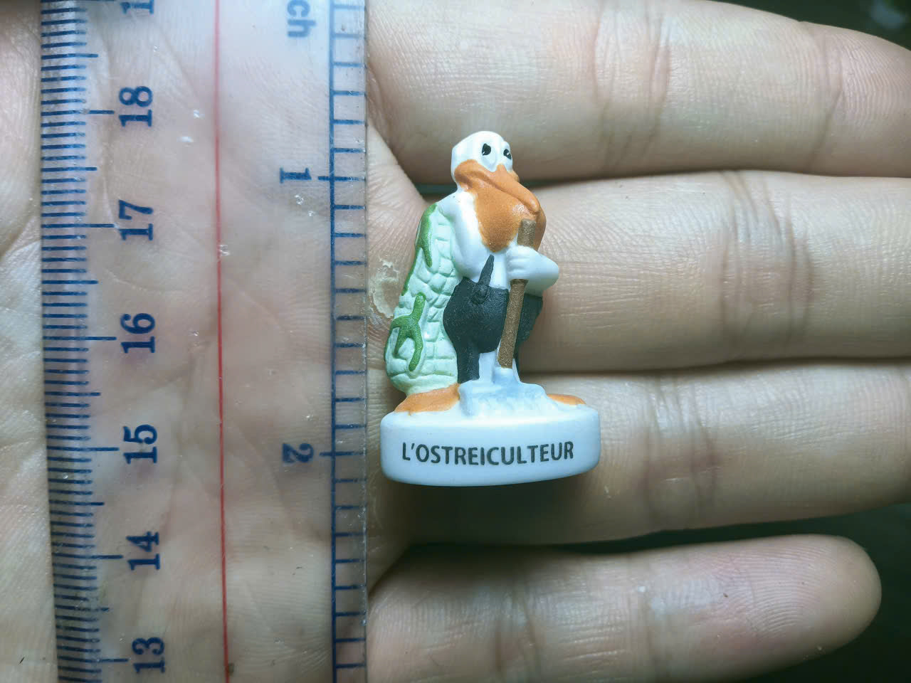 French Fève Miniature Porcelain Animal Figurine – Individual Collectible Elephant, Ocelot & Prehistoric King Cake Charm