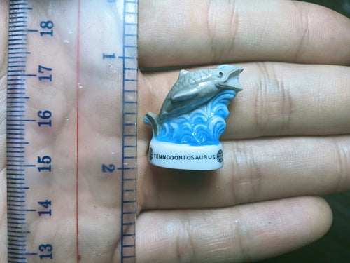 French Fève Miniature Porcelain Animal Figurine – Individual Collectible Elephant, Ocelot & Prehistoric King Cake Charm