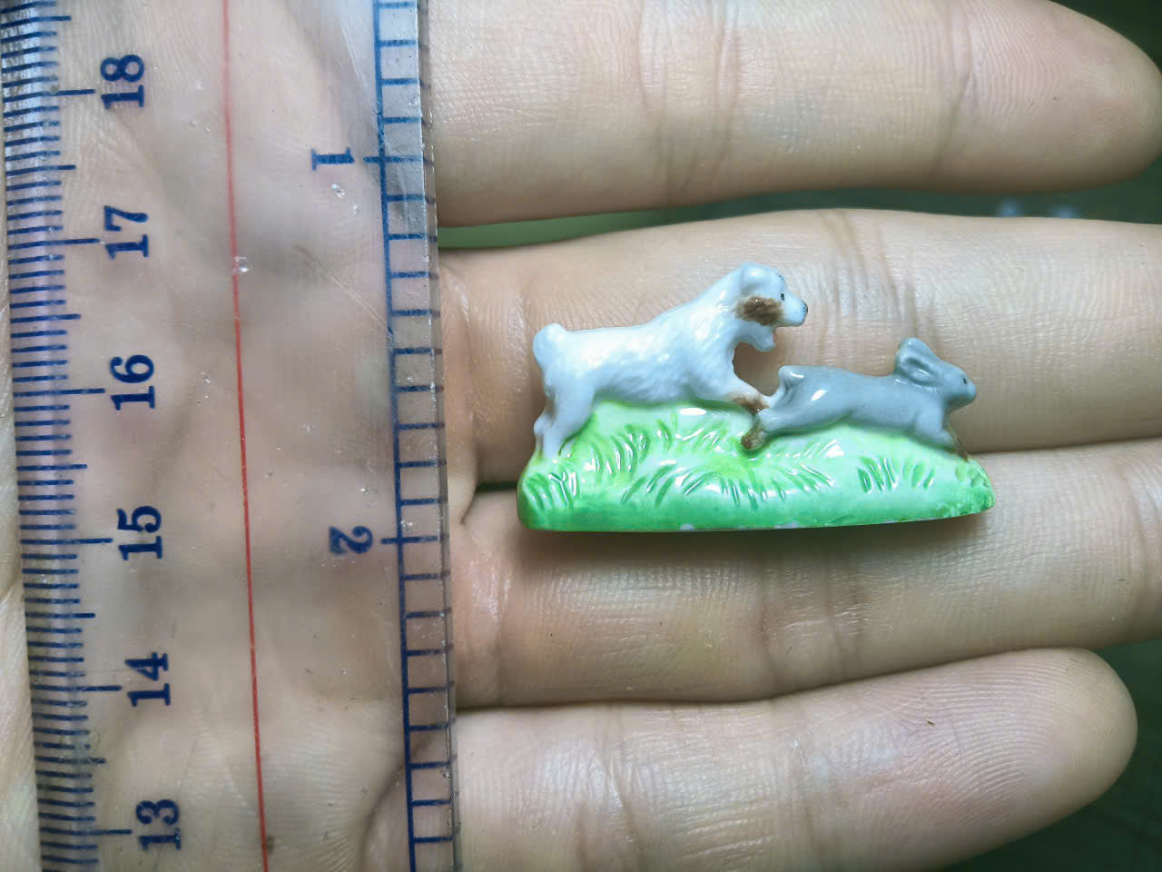 French Fève Miniature Porcelain Animal Figurine – Individual Collectible Badger, Crocodile & Prairie Dog King Cake Charm