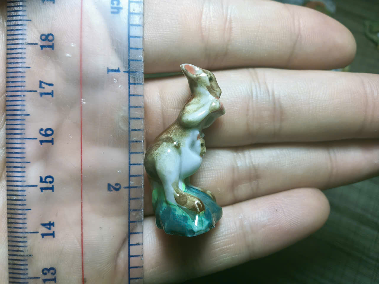 French Fève Miniature Porcelain Animal Figurine – Individual Collectible Badger, Crocodile & Prairie Dog King Cake Charm