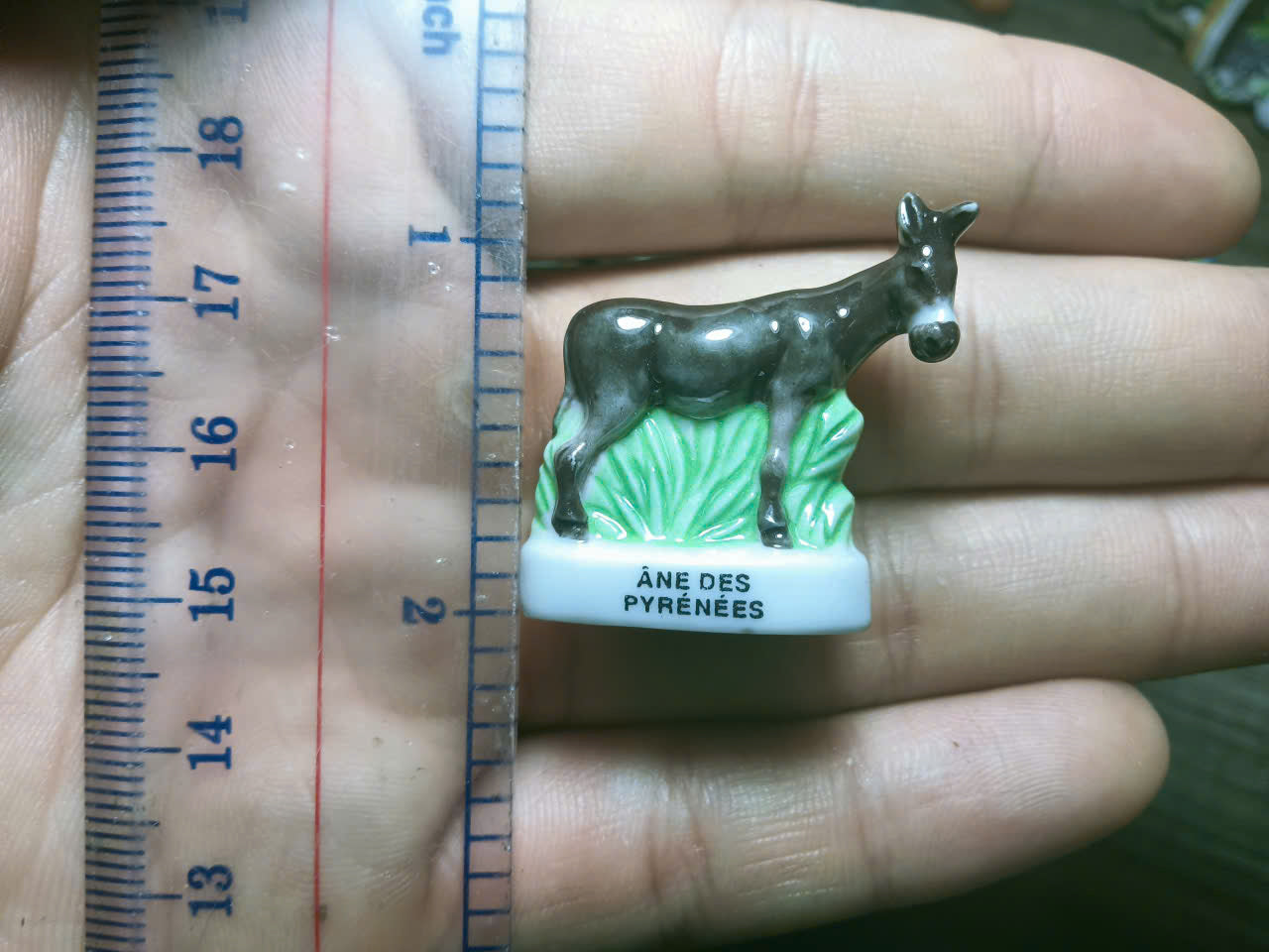 French Fève Miniature Porcelain Animal Figurine – Individual Collectible Badger, Crocodile & Prairie Dog King Cake Charm