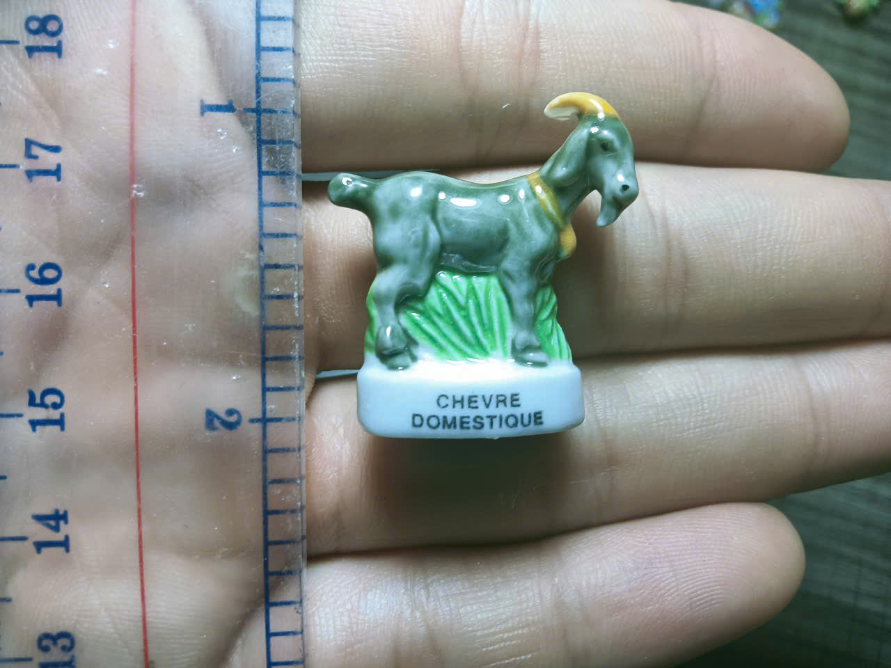 French Fève Miniature Porcelain Figurine – Individual Collectible Slow Loris, Muskox, Salamander & Honeybee King Cake Charm
