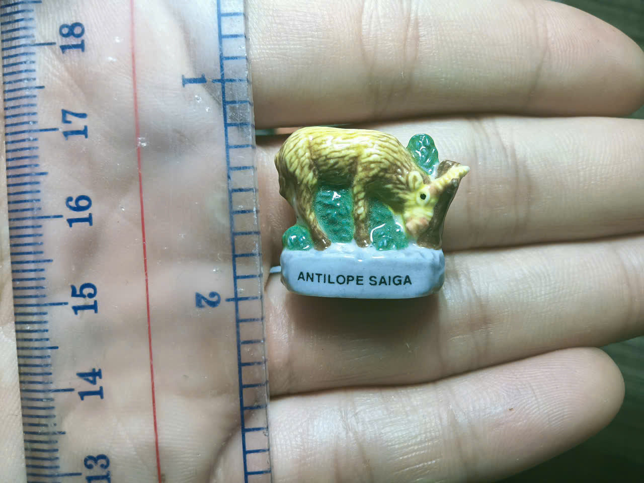 French Fève Miniature Porcelain Figurine – Individual Collectible Slow Loris, Muskox, Salamander & Honeybee King Cake Charm