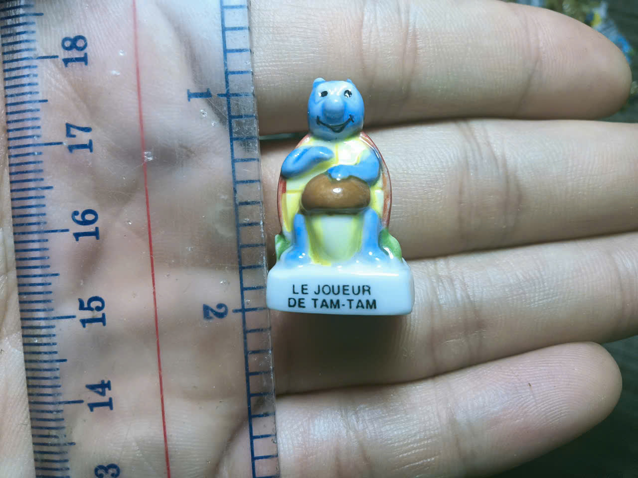 French Fève Miniature Porcelain Figurine – Individual Collectible Slow Loris, Muskox, Salamander & Honeybee King Cake Charm