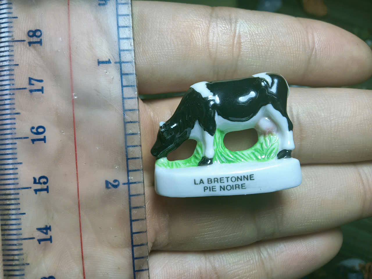 French Fève Miniature Porcelain Figurine – Individual Collectible Bugs Bunny, Diddy Kong, Bengal Tiger & Breton Cow King Cake Charm