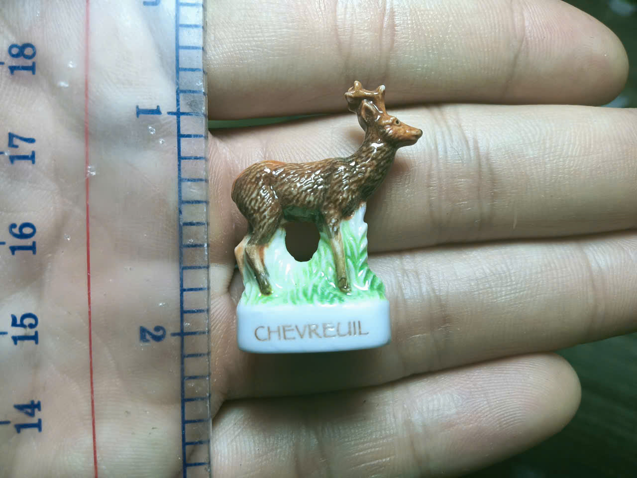 French Fève Miniature Porcelain Figurine – Individual Collectible Bugs Bunny, Diddy Kong, Bengal Tiger & Breton Cow King Cake Charm