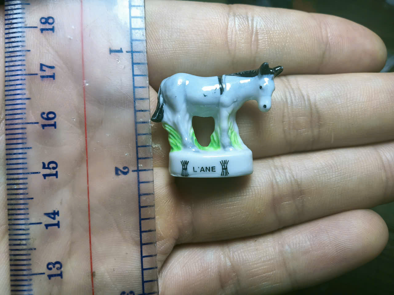 French Fève Miniature Porcelain Figurine – Individual Collectible Bugs Bunny, Diddy Kong, Bengal Tiger & Breton Cow King Cake Charm