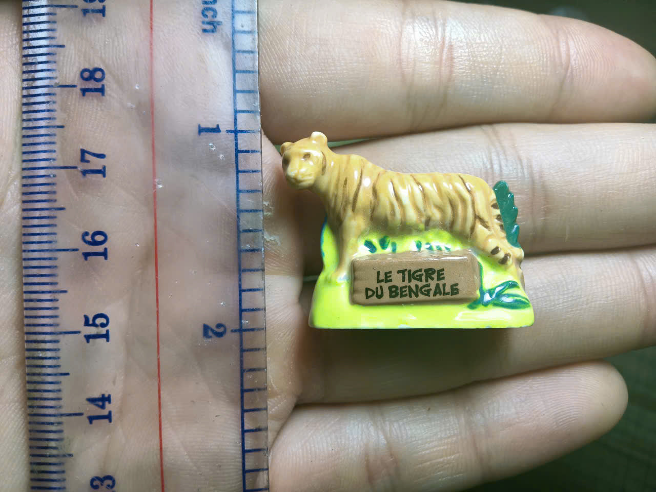 French Fève Miniature Porcelain Figurine – Individual Collectible Bugs Bunny, Diddy Kong, Bengal Tiger & Breton Cow King Cake Charm