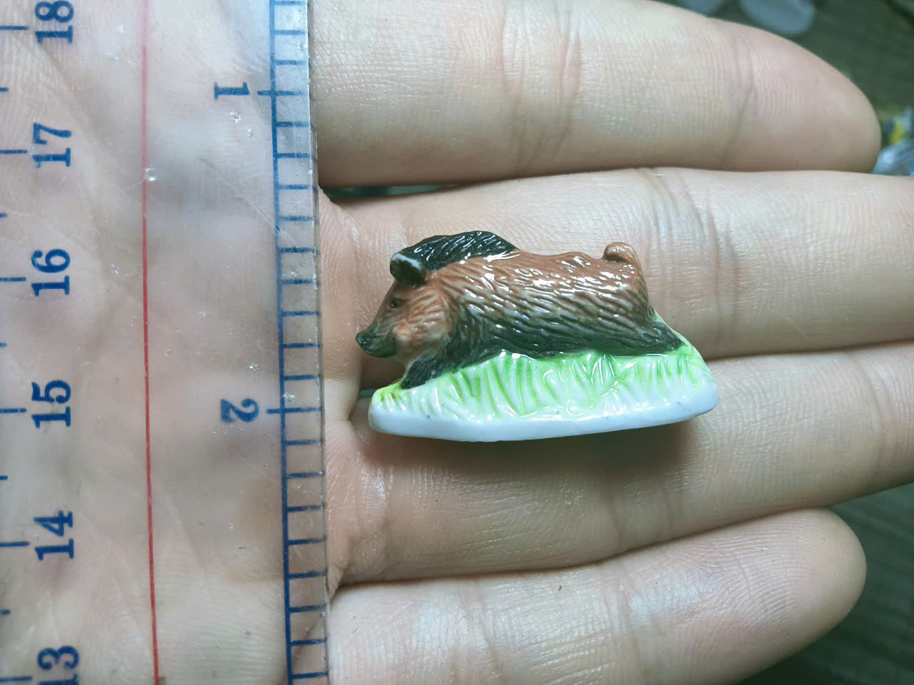 French Fève Miniature Porcelain Figurine – Individual Collectible Bugs Bunny, Diddy Kong, Bengal Tiger & Breton Cow King Cake Charm