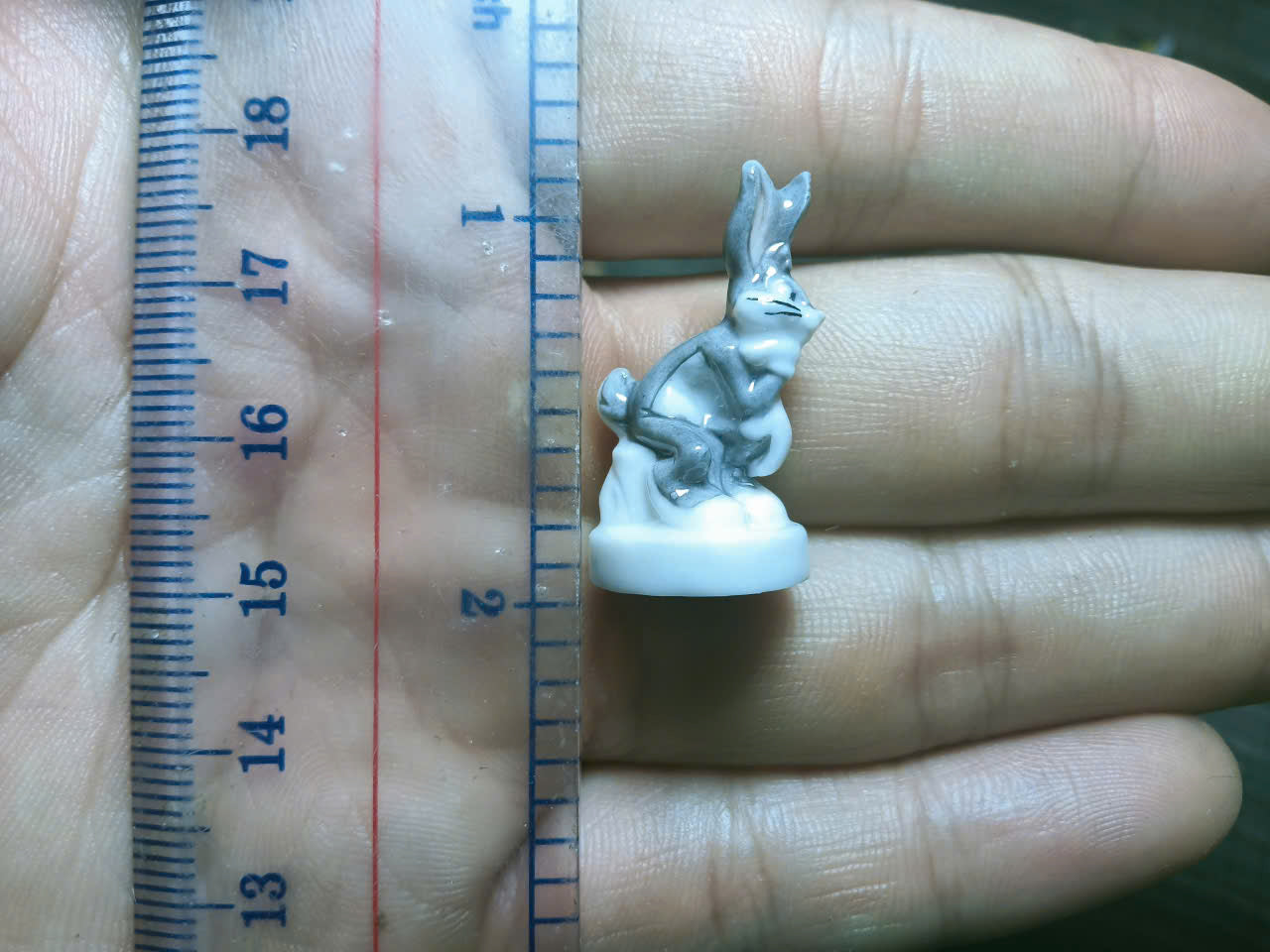 French Fève Miniature Porcelain Figurine – Individual Collectible Bugs Bunny, Domestic Goat, Grand Loris & Bigorneau Sea Snail King Cake Charm
