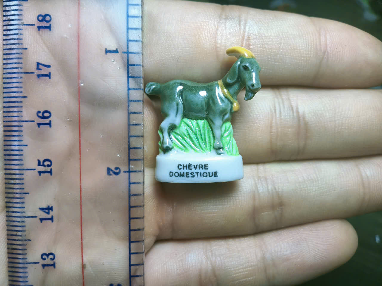 French Fève Miniature Porcelain Figurine – Individual Collectible Bugs Bunny, Domestic Goat, Grand Loris & Bigorneau Sea Snail King Cake Charm