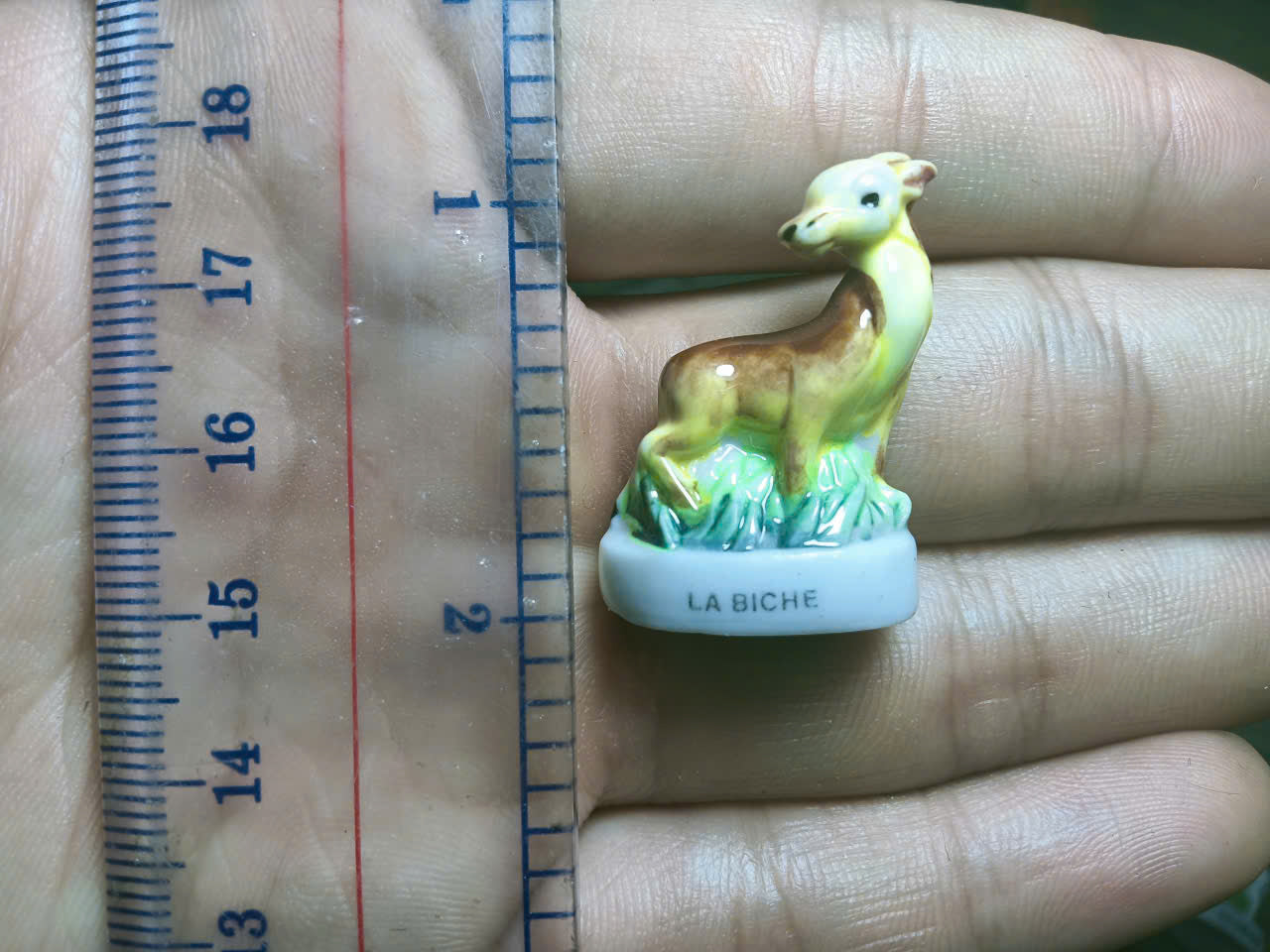 French Fève Miniature Porcelain Figurine – Individual Collectible L'Ocelot, Muskox Boeuf Musqué, Bison, Escargot Snail & Limousin Cow King Cake Charm