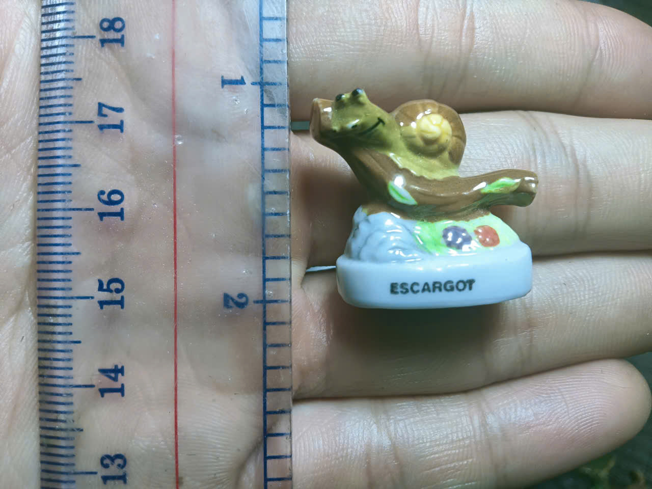 French Fève Miniature Porcelain Figurine – Individual Collectible L'Ocelot, Muskox Boeuf Musqué, Bison, Escargot Snail & Limousin Cow King Cake Charm