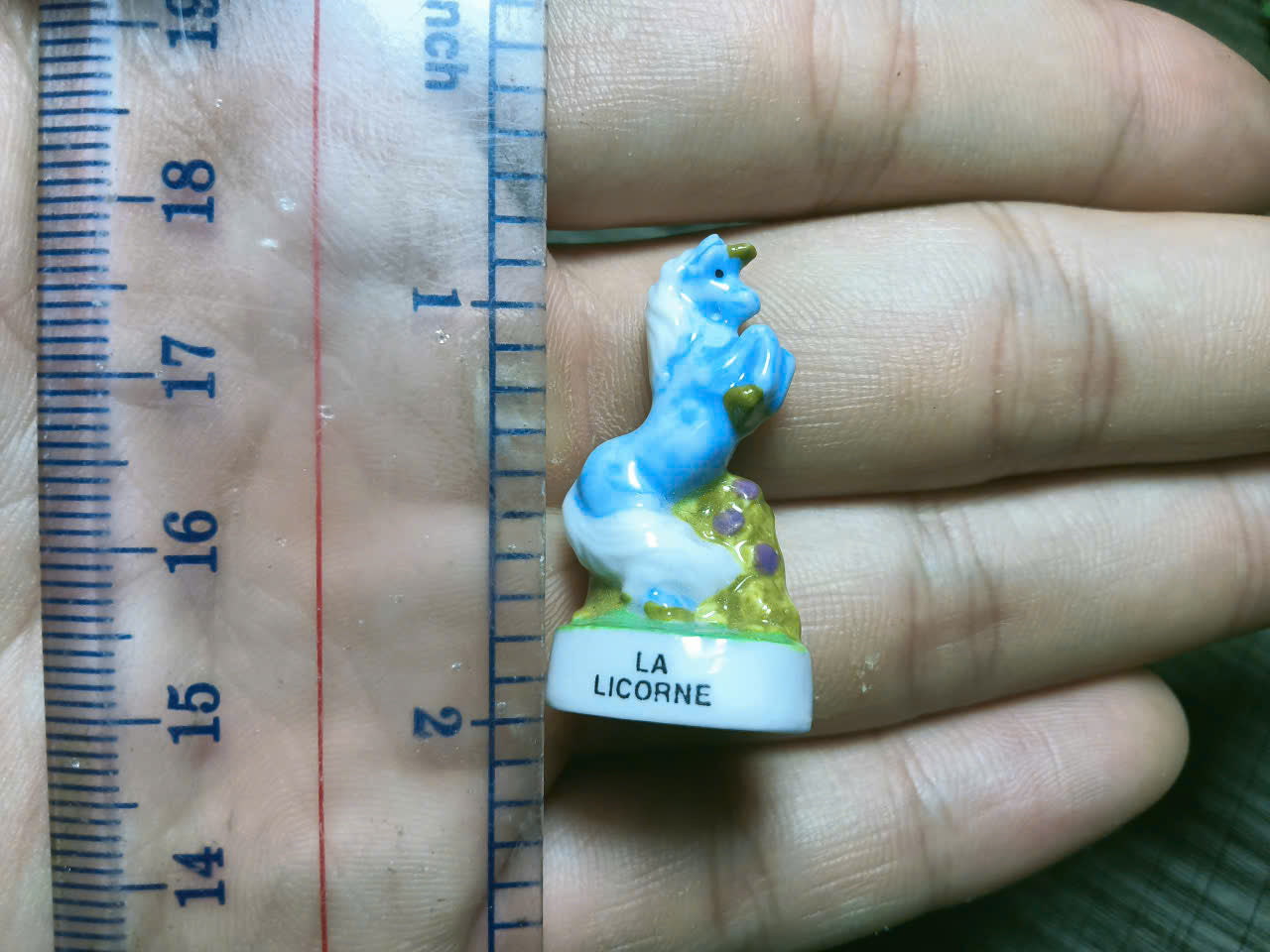 French Fève Miniature Porcelain Figurine – Individual Collectible Arabian Horse, Norwegian Pony, Lucky Luke Jolly Jumper & Unicorn King Cake Charm