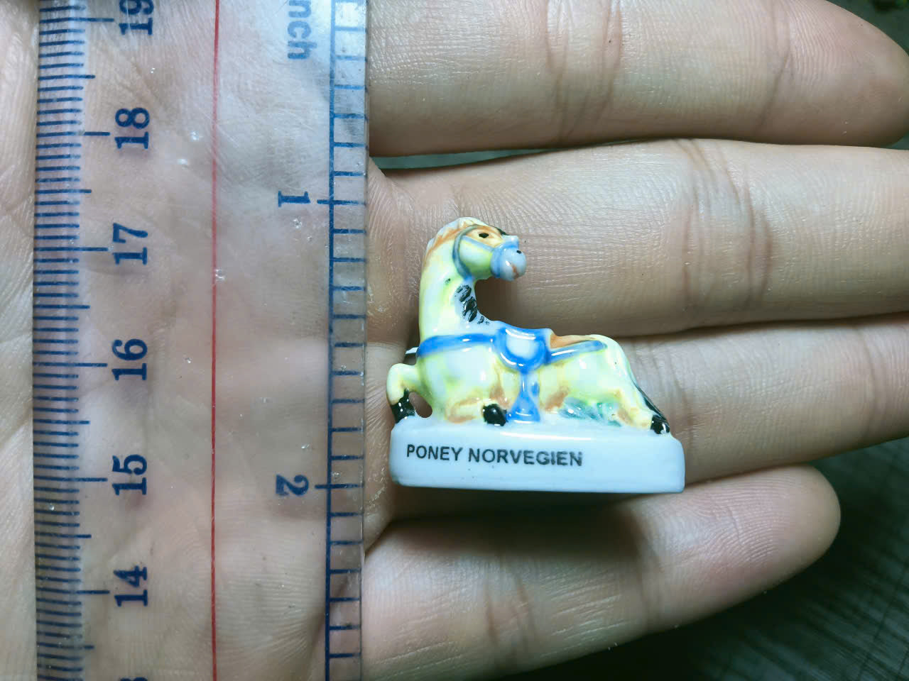 French Fève Miniature Porcelain Figurine – Individual Collectible Arabian Horse, Norwegian Pony, Lucky Luke Jolly Jumper & Unicorn King Cake Charm