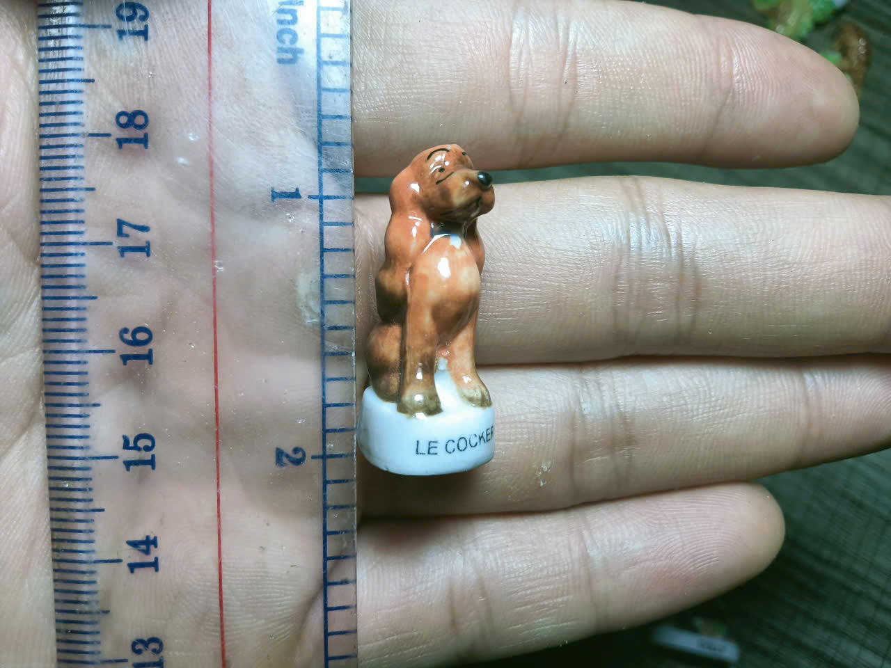French Fève Miniature Porcelain Figurine – Individual Collectible Scooby-Doo, Boule & Bill, Disney Cocker Spaniel King Cake Charm