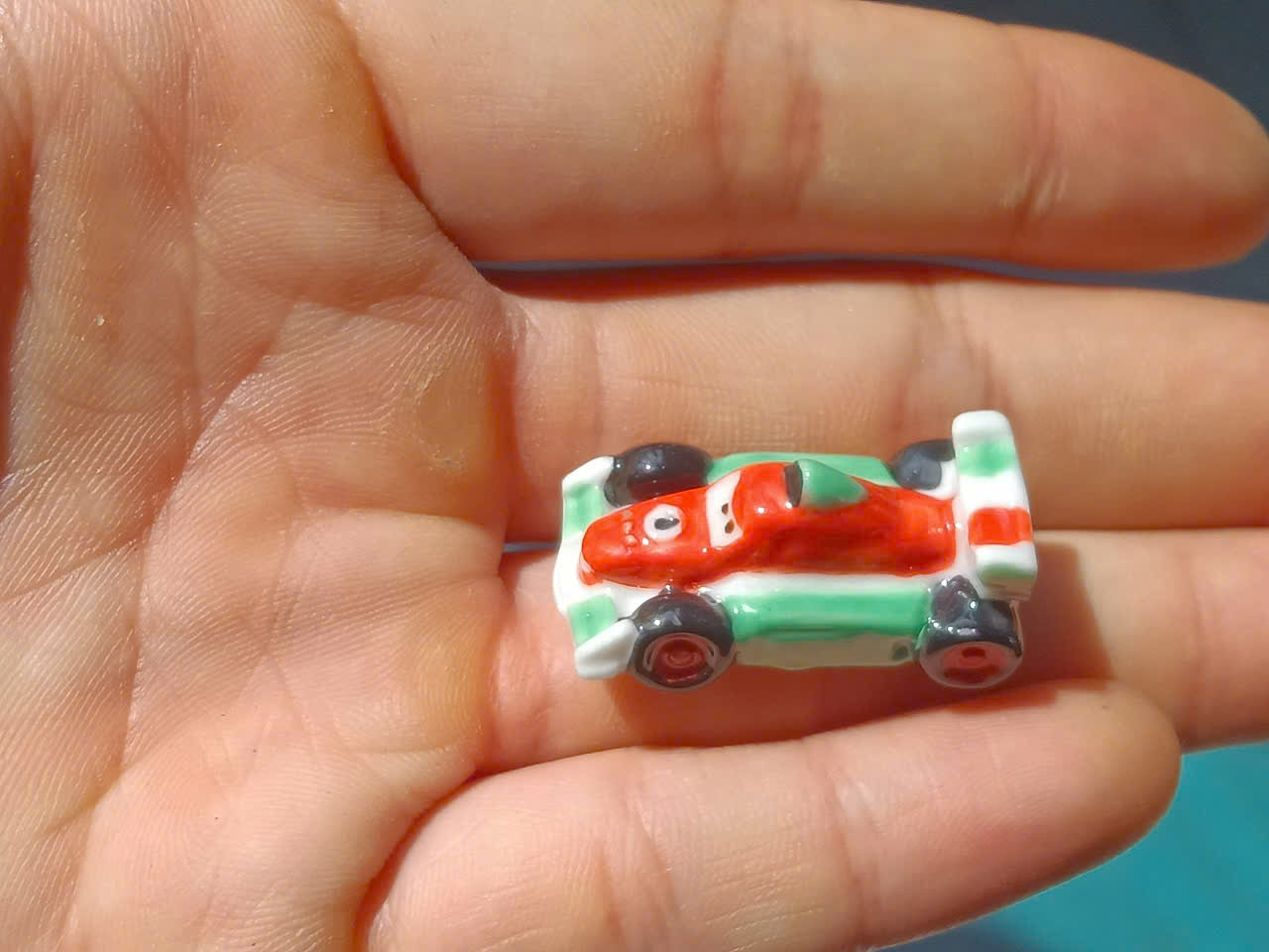 Disney Pixar Cars Ceramic Feves - Vintage Porcelain Figurines (Choose Your Character)