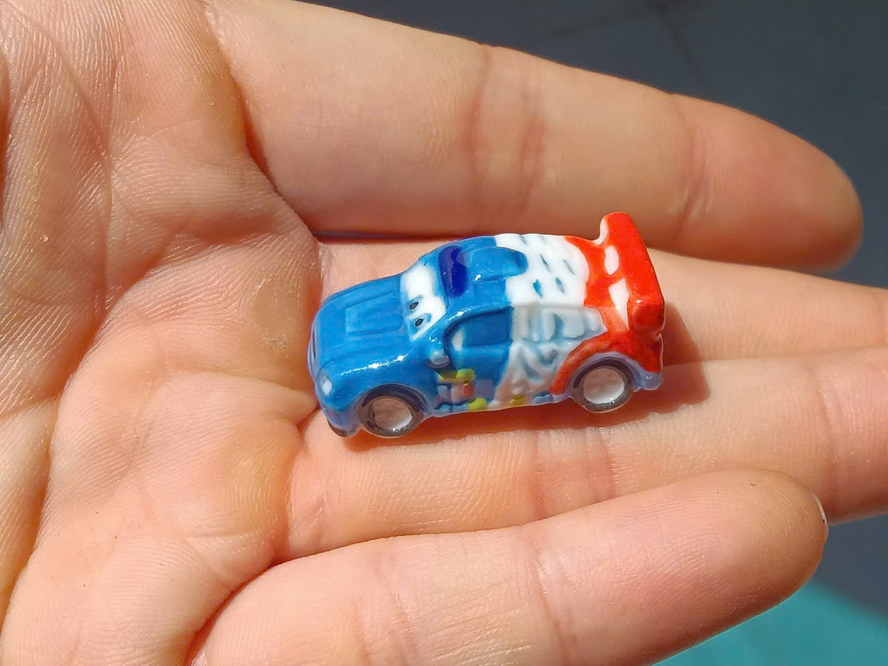 Disney Pixar Cars Ceramic Feves - Vintage Porcelain Figurines (Choose Your Character)