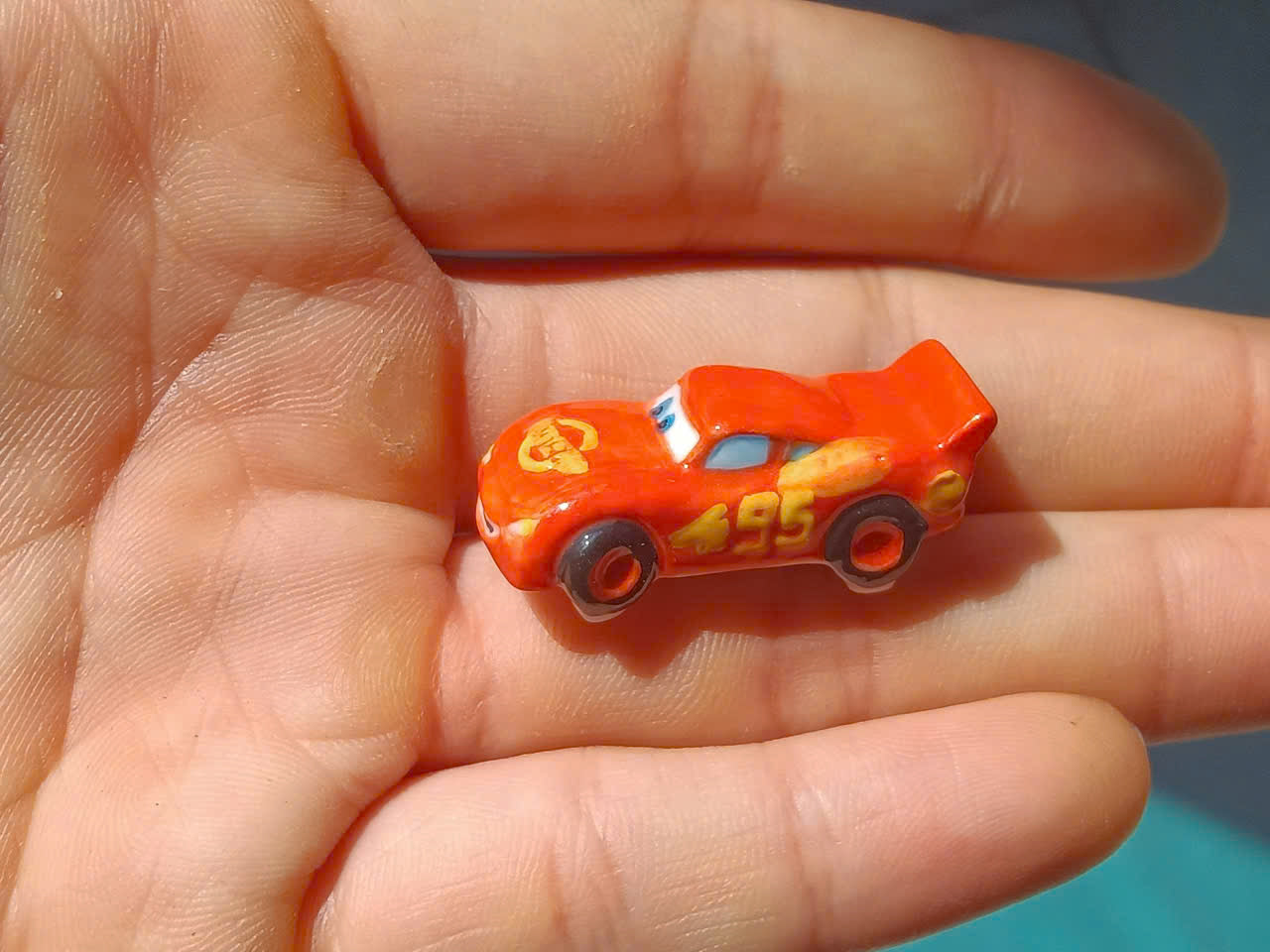 Disney Pixar Cars Ceramic Feves - Vintage Porcelain Figurines (Choose Your Character)
