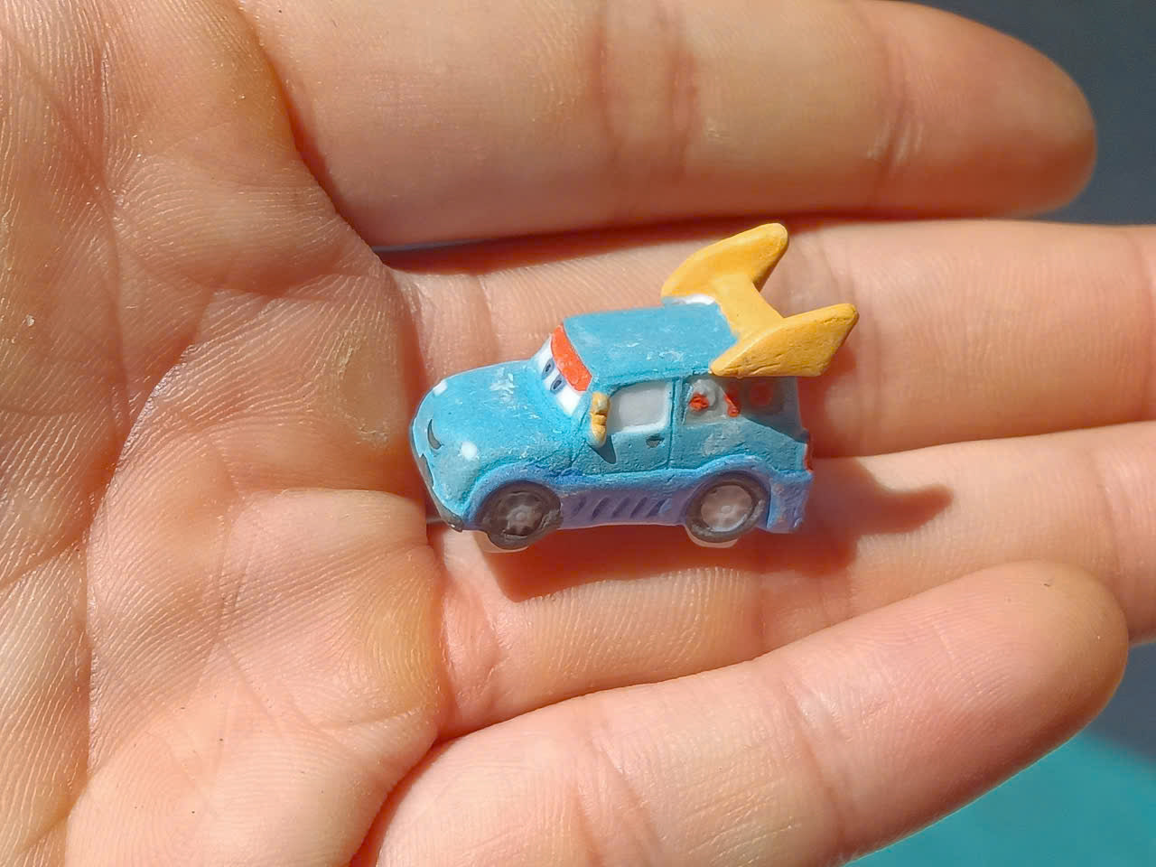 Disney Pixar Cars Ceramic Feves - Vintage Porcelain Figurines (Choose Your Character)
