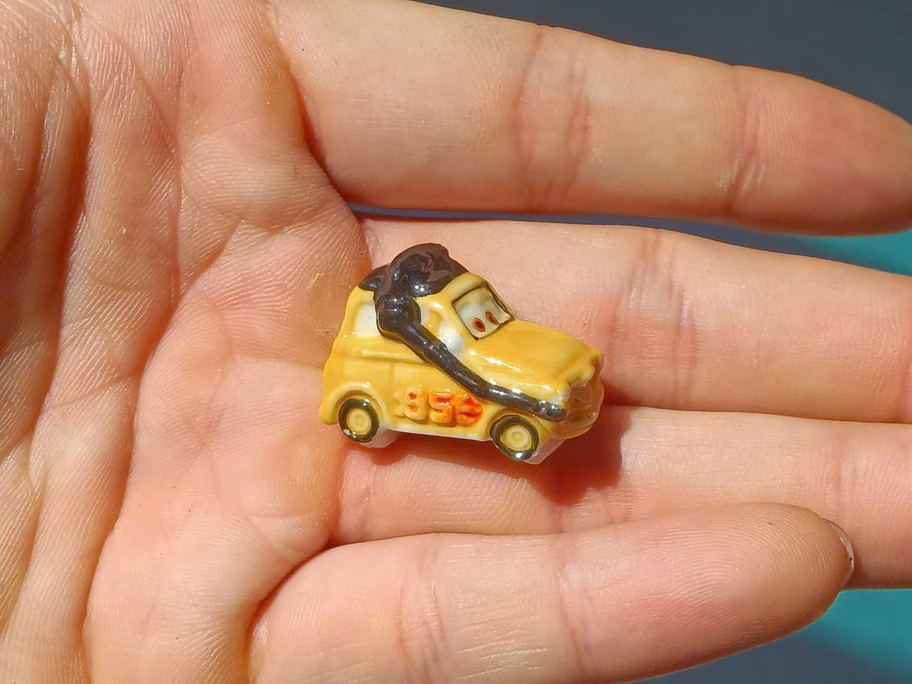 Disney Pixar Cars Ceramic Feves - Vintage Porcelain Figurines (Choose Your Character)