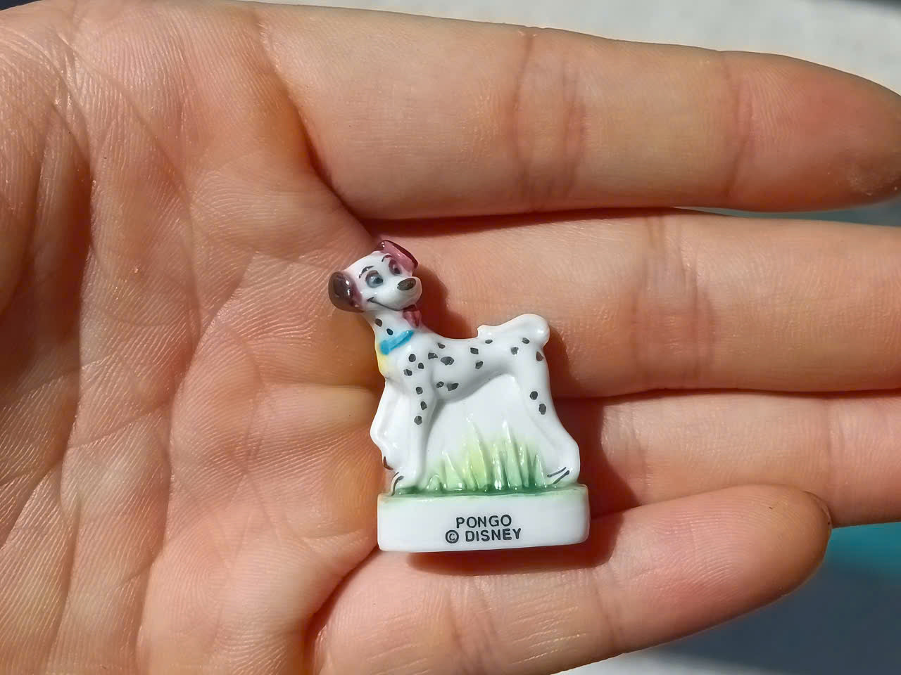 Disney 101 Dalmatians Vintage Porcelain Feves - Collectible Ceramic Figurines (Choose Your Character)