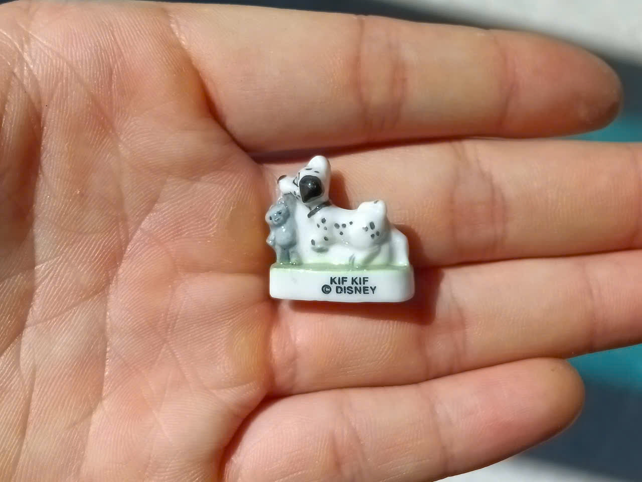 Disney 101 Dalmatians Vintage Porcelain Feves - Collectible Ceramic Figurines (Choose Your Character)