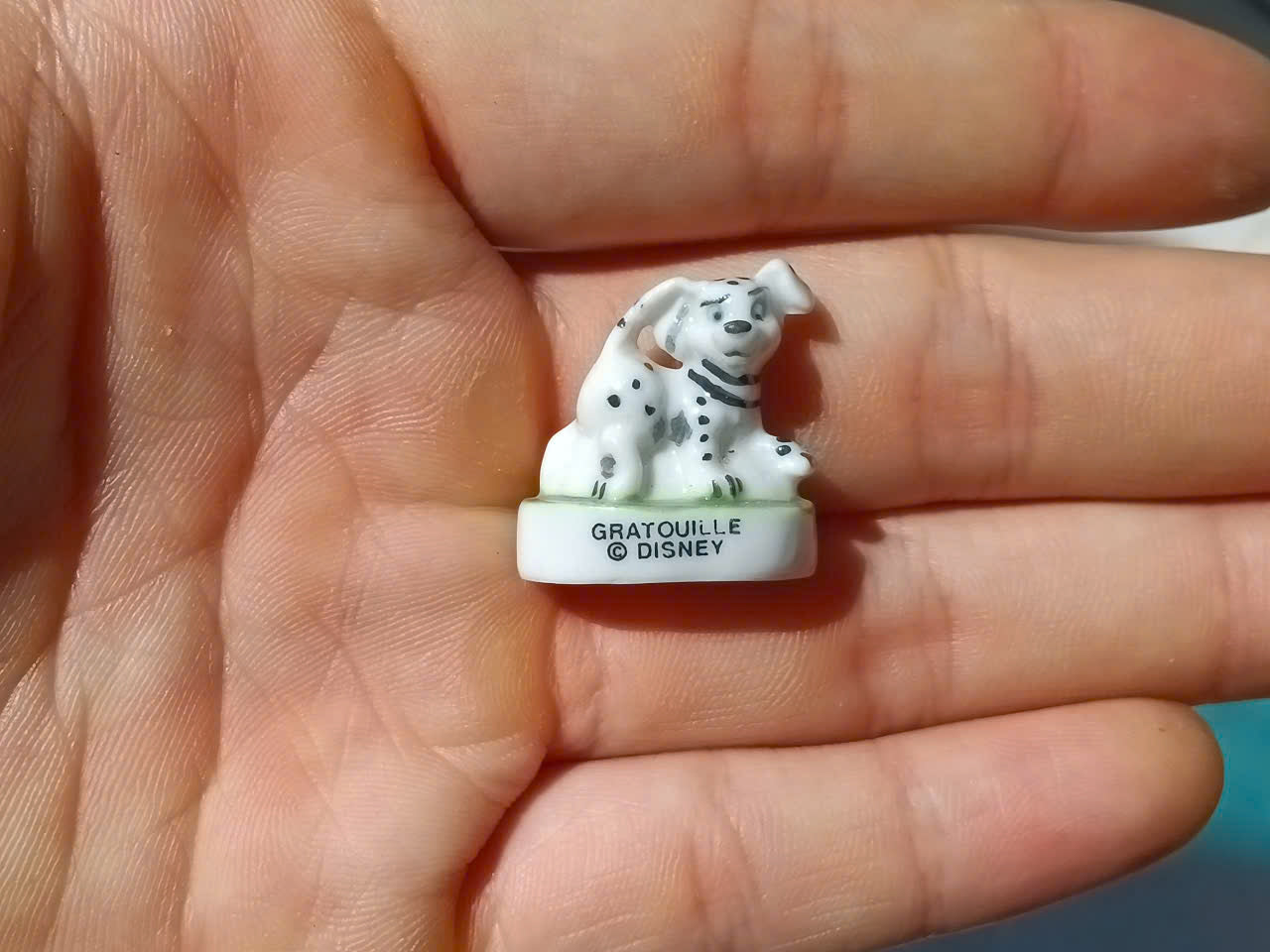 Disney 101 Dalmatians Vintage Porcelain Feves - Collectible Ceramic Figurines (Choose Your Character)