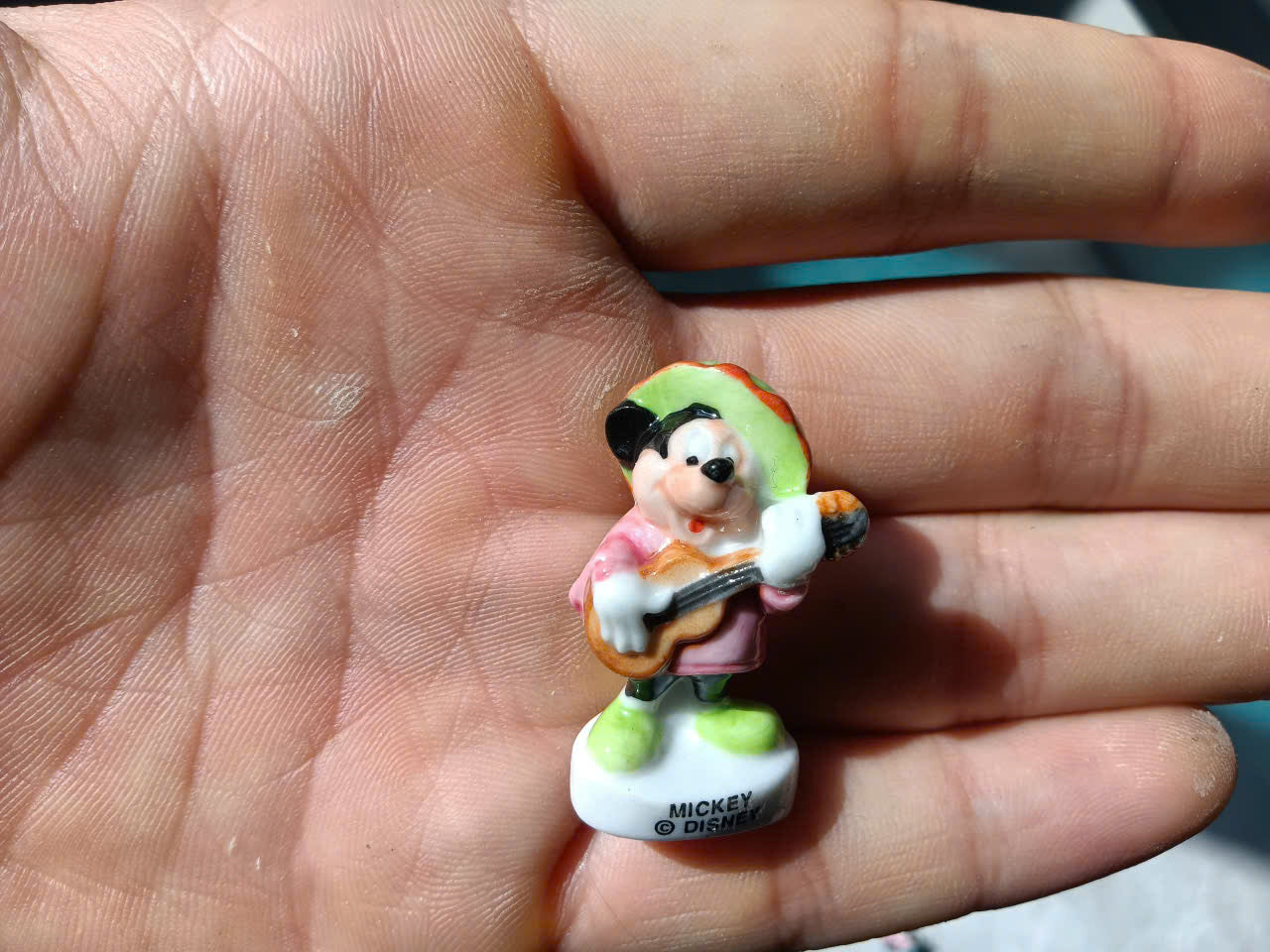 Disney Mickey & Minnie Mouse Vintage Porcelain Feves - Collectible Ceramic Figurines (Choose Your Character)