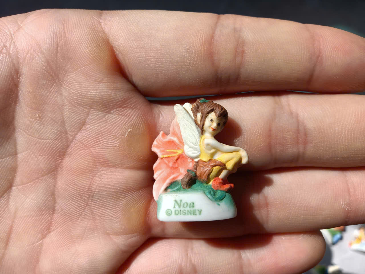Disney Fairies Tinker Bell Vintage Porcelain Feves - Collectible Ceramic Figurines (Choose Your Character)