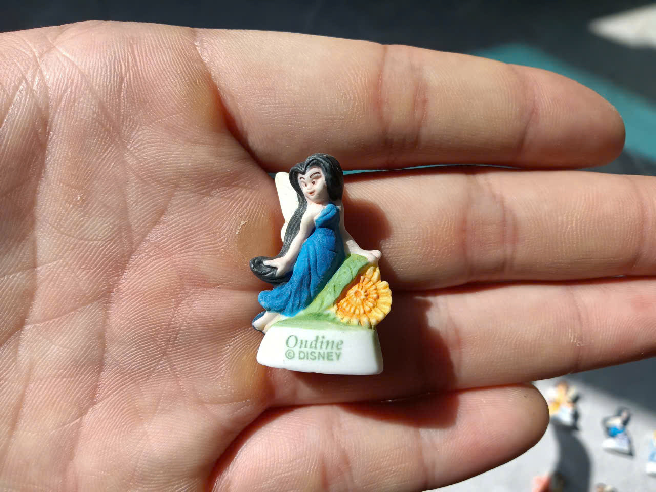 Disney Fairies Tinker Bell Vintage Porcelain Feves - Collectible Ceramic Figurines (Choose Your Character)