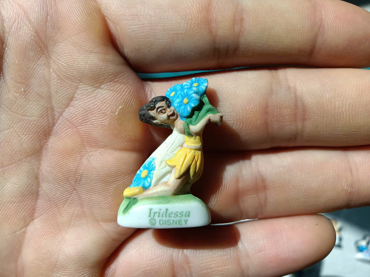 Disney Fairies Tinker Bell Vintage Porcelain Feves - Collectible Ceramic Figurines (Choose Your Character)