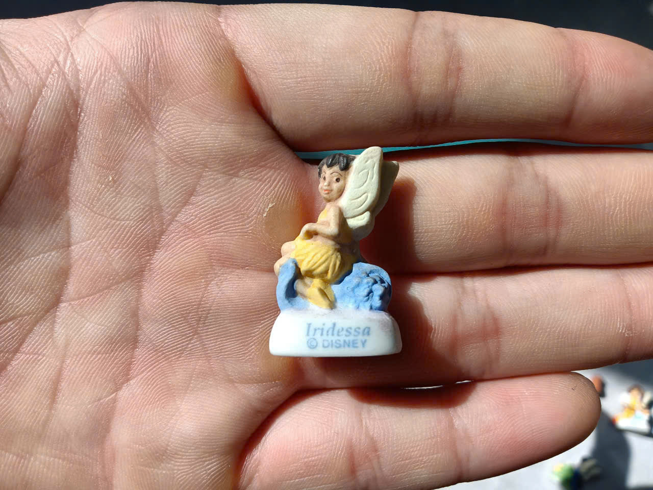 Disney Fairies Tinker Bell Vintage Porcelain Feves - Collectible Ceramic Figurines (Choose Your Character)