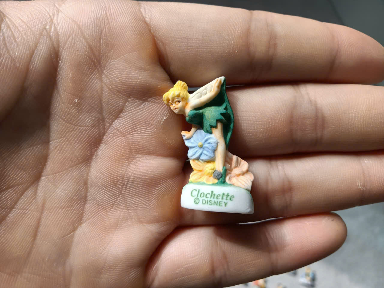 Disney Fairies Tinker Bell Vintage Porcelain Feves - Collectible Ceramic Figurines (Choose Your Character)