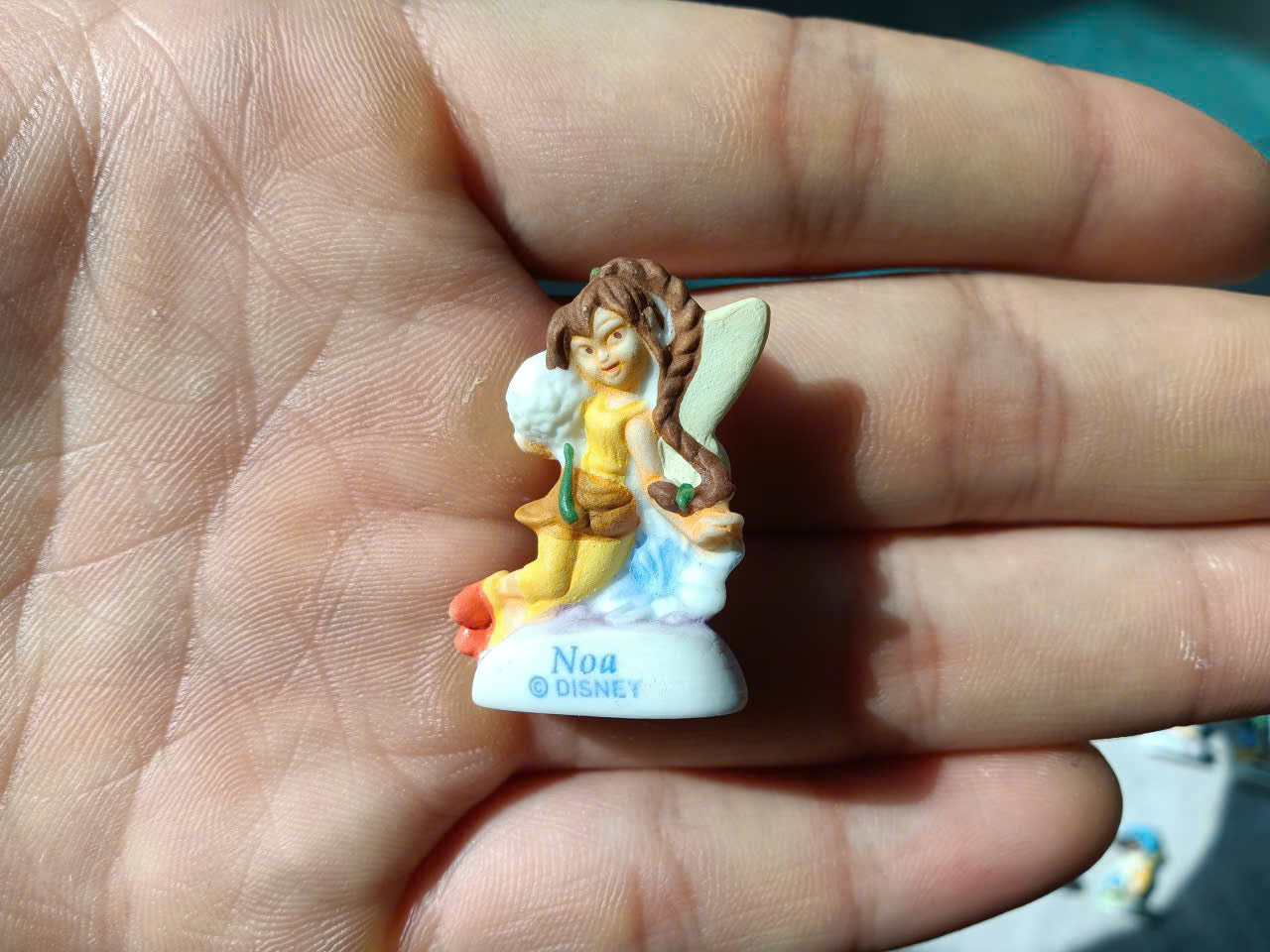 Disney Fairies Tinker Bell Vintage Porcelain Feves - Collectible Ceramic Figurines (Choose Your Character)