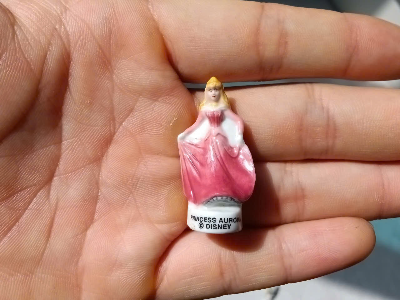 Disney Sleeping Beauty Vintage Porcelain Feves - Collectible Ceramic Figurines