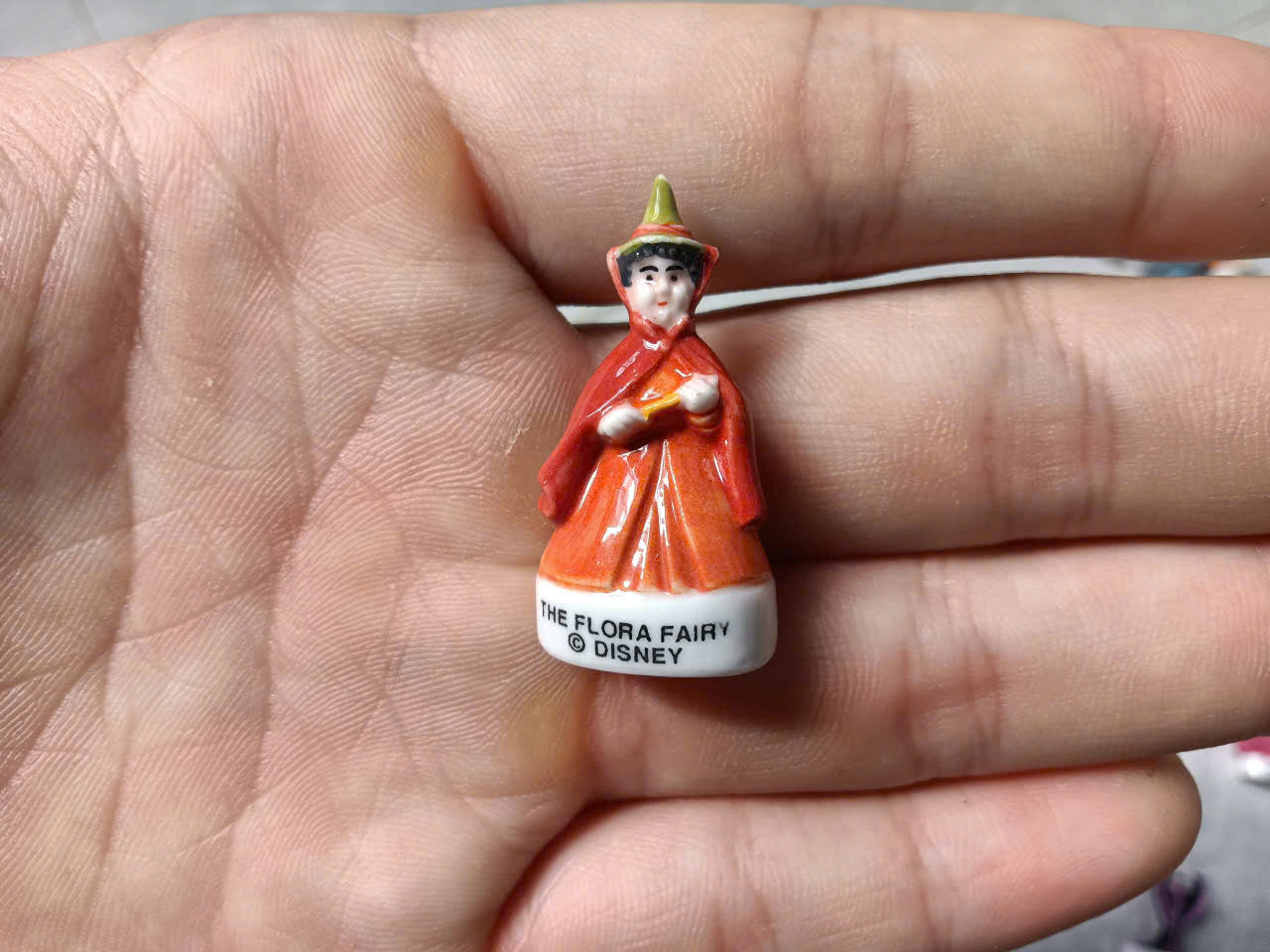 Disney Sleeping Beauty Vintage Porcelain Feves - Collectible Ceramic Figurines