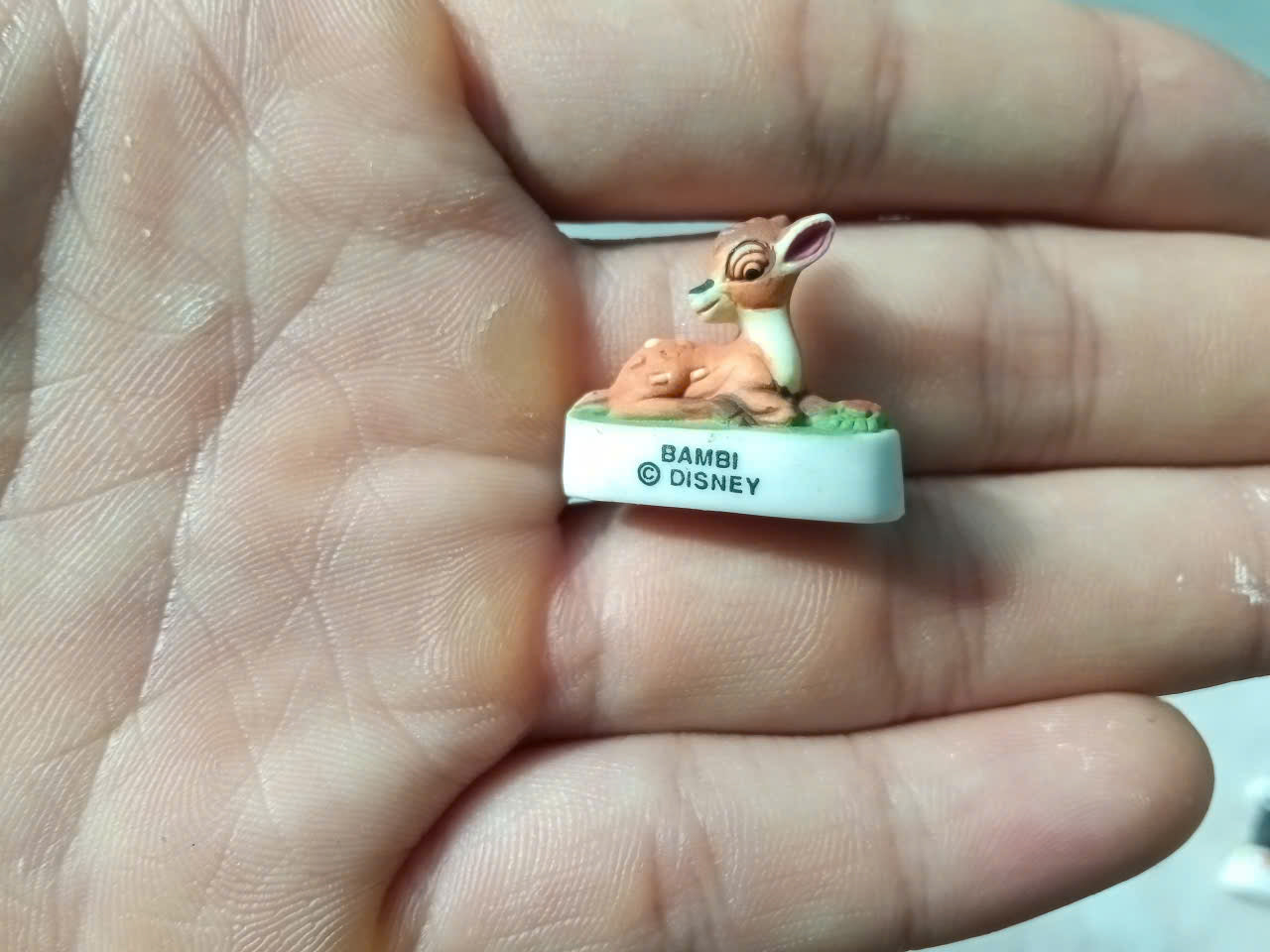 Disney Bambi Vintage Porcelain Feves - Collectible Ceramic Figurines (Choose Your Character)