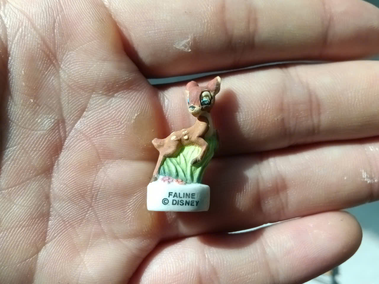 Disney Bambi Vintage Porcelain Feves - Collectible Ceramic Figurines (Choose Your Character)