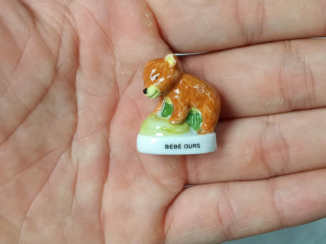 French Porcelain Fèves Vintage Baby Animal Figurines – Miniature Ceramic Zoo & Disney Heffalump Epiphany Cake Charms