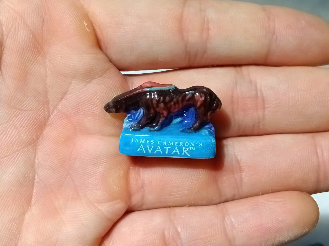 French Porcelain Fèves Vintage James Cameron's AVATAR Movie Figurines – Miniature Ceramic Na'vi Jake Sully Neytiri Charms