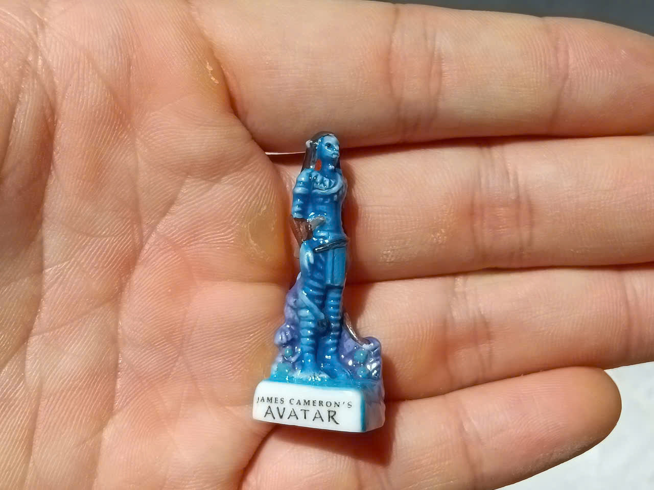French Porcelain Fèves Vintage James Cameron's AVATAR Movie Figurines – Miniature Ceramic Na'vi Jake Sully Neytiri Charms
