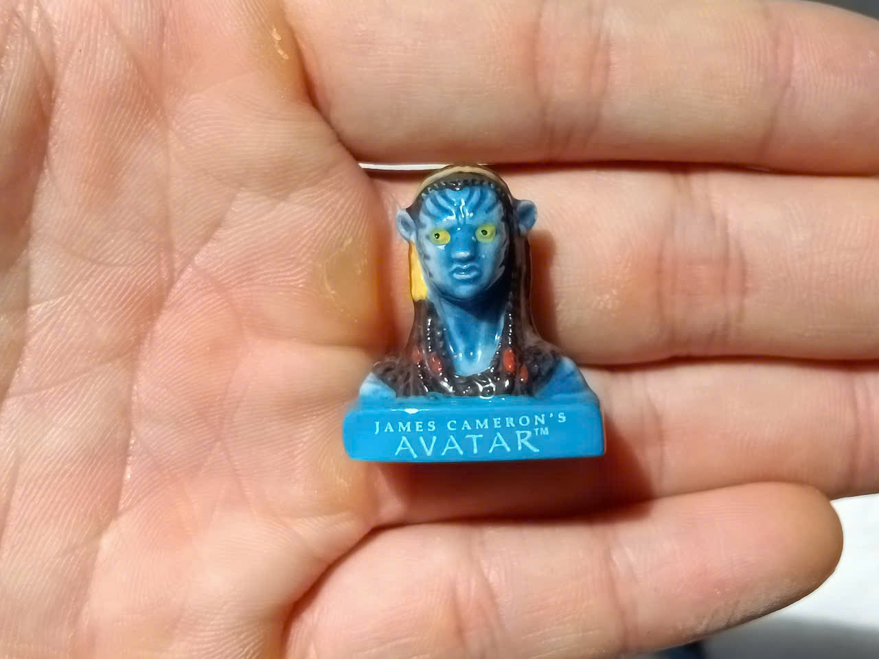 French Porcelain Fèves Vintage James Cameron's AVATAR Movie Figurines – Miniature Ceramic Na'vi Jake Sully Neytiri Charms